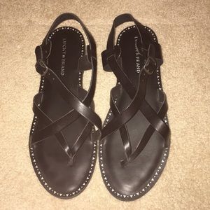 Black sandals. Lucky brand. Size 9.5.